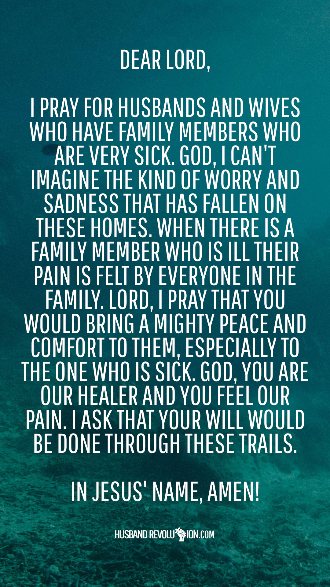 Marriage Prayer: Family Members Who Are Sick - MARRIAGE AFTER GOD