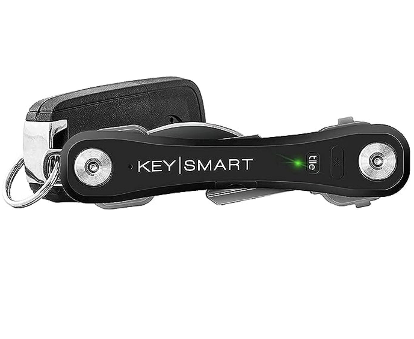 KeySmart Pro- Compact Smart Trackable Key Holder w LED Flashlight & Tile Bluetooth Key Finder Technology, EDC Key Organizer, Other Mini Tools